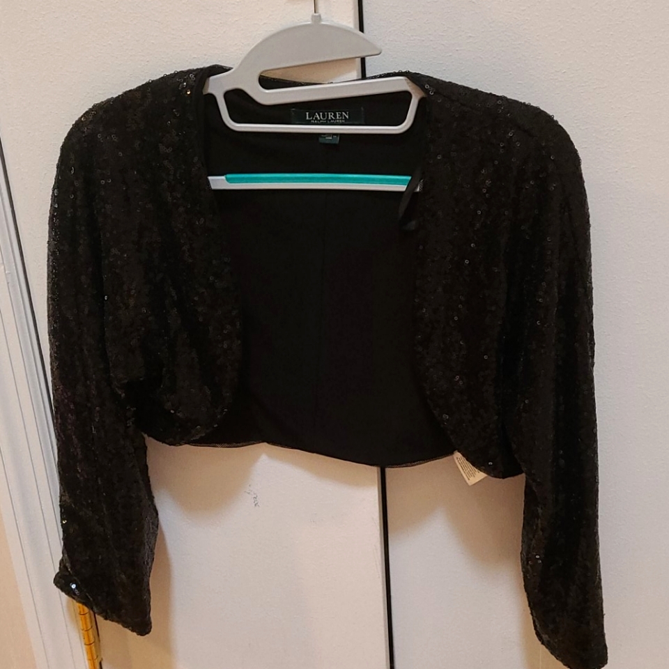 Brand New Lauren Ralph Lauren Sequin Bolero Brand New Lauren Ralph Lauren Sequin Bolero